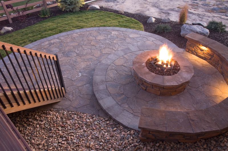 Local Outdoor Fire Pit Installation pros at work