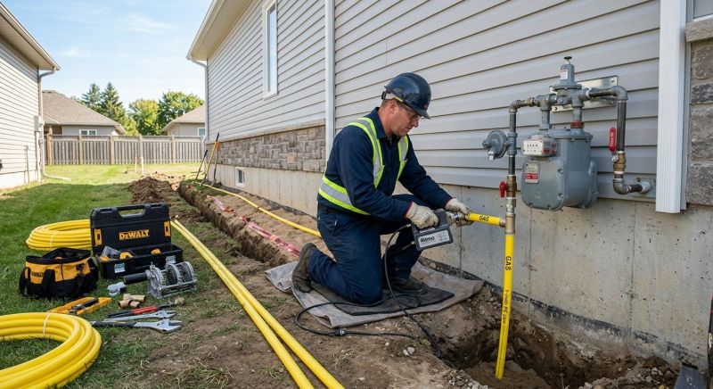 Gas Line Installation in Fredericksburg, VA