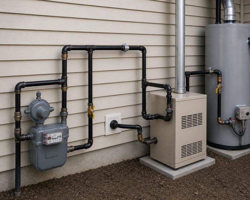 Gas Line Plumbing in Fredericksburg, VA