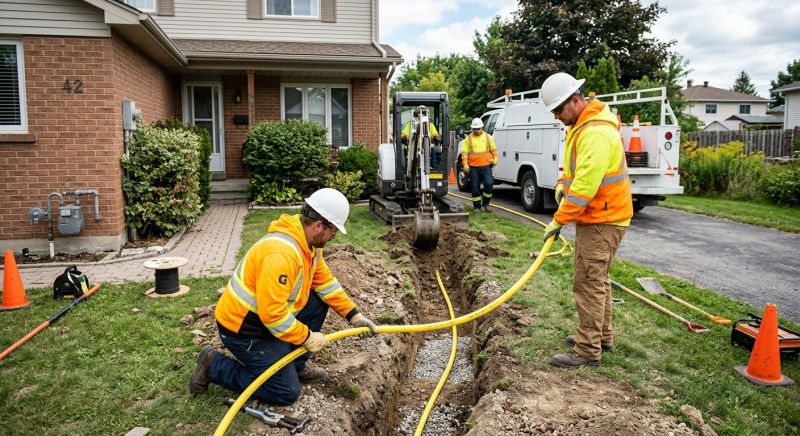 Gas Line Relocation in Fredericksburg, VA