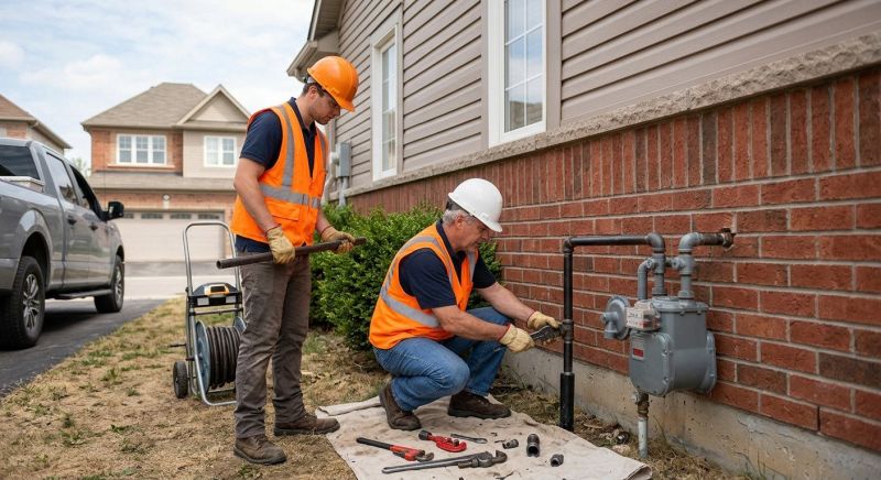 Gas Pipe Installation in Fredericksburg, VA