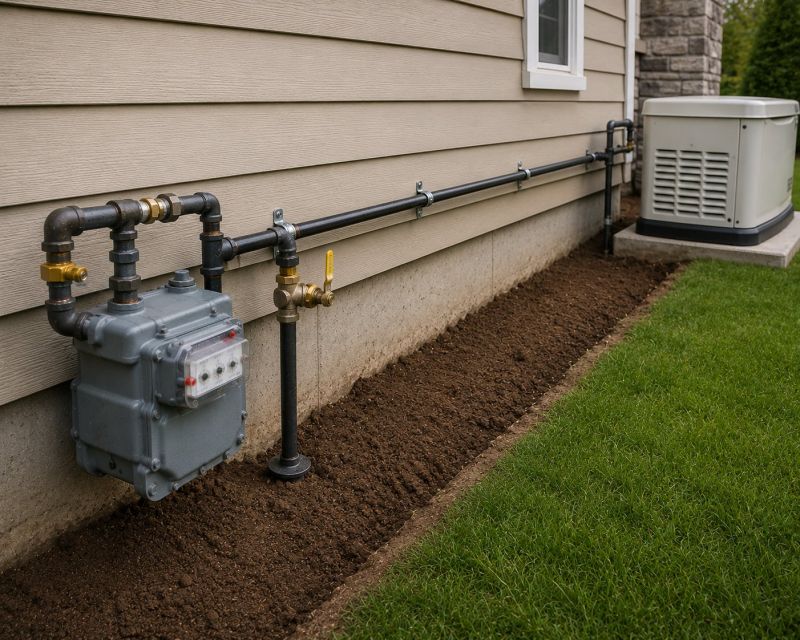 Home Gas Line Installation in Fredericksburg, VA