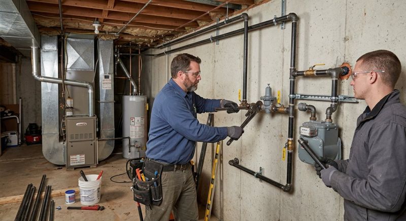 Natural Gas Plumbing in Fredericksburg, VA