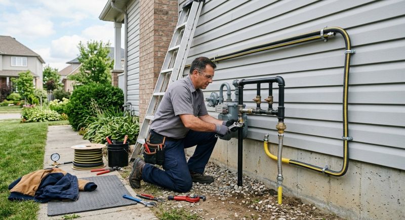 Propane Line Replacement in Fredericksburg, VA